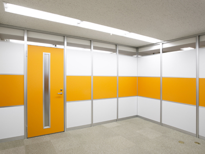 アルミパーテーション施工例