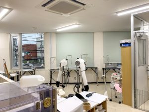 間仕切り施工前 検査室