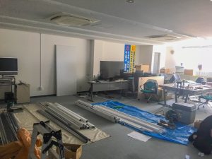 パーテーション施工前