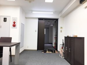 パーテーション施工前