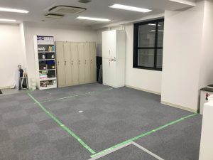 間仕切り施工前