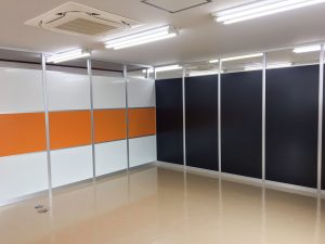 アルミパーテーション 施工後