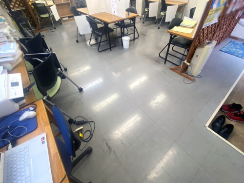 床施工前