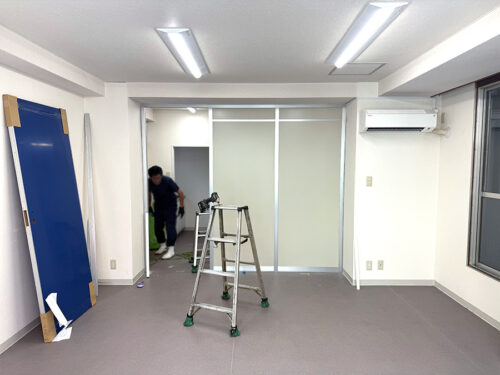 施工の様子