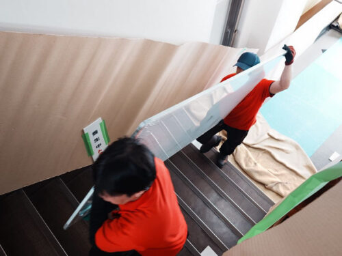 納品の様子