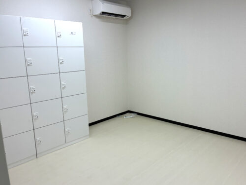 10人用パーソナルロッカー納品後